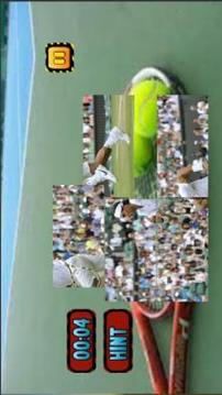 Tennis Puzzle Slider Game游戏截图3