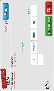 SENTENCE BUILDER ...游戏截图1