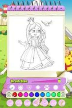 Princess Coloring Book Games游戏截图2