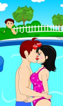 Fun Swimming Pool Love Kiss游戏截图4