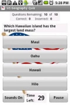 US Geography Quiz游戏截图2
