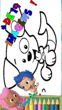 Pintar Bubblee Guppies游戏截图4