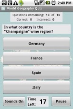 World Geography Quiz游戏截图2