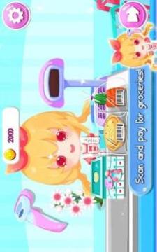 Princess Cherry Supermarket Shopping Adventure游戏截图1