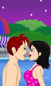 Fun Swimming Pool Love Kiss游戏截图1