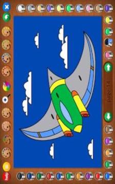 Coloring Book 12 Lite : Airplanes游戏截图5