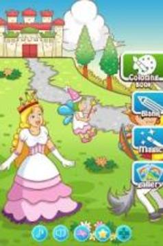 Princess Coloring Book Games游戏截图5