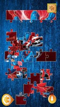 Puzzle SuperHero jigsaw Game游戏截图2