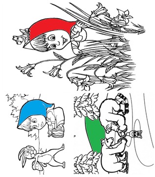 Coloring Page for Masha游戏截图3