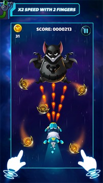 Cat Shooter: Space Attack游戏截图4