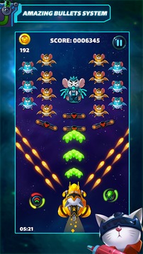 Cat Shooter: Space Attack游戏截图2