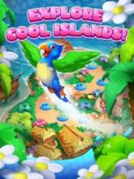 Island Adventure - Bird Blast Match 3游戏截图1