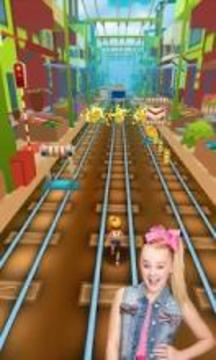 Subway Jojo-Siwa Run Adventure World游戏截图2