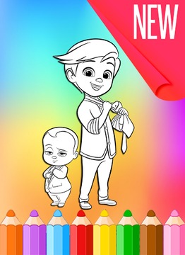 How To Color baby boss游戏截图3