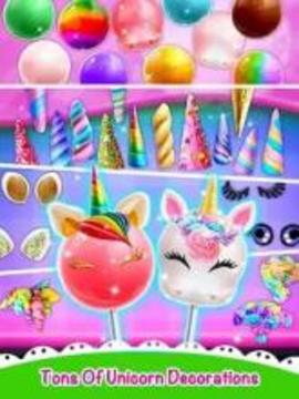 Cake Pop Unicorn Kids - Sweet Cake Dessert游戏截图2