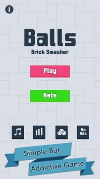 Balls Brick Smasher - Arcade游戏截图1