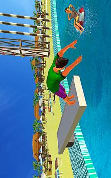 Water Slide Flip Park Uphill Sliding Stunts游戏截图5