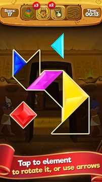 Tangram Saga HD - Puzzle Games游戏截图2