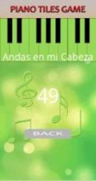 Andas En Mi Cabeza - Chino y Nacho Piano Tile Pro游戏截图1