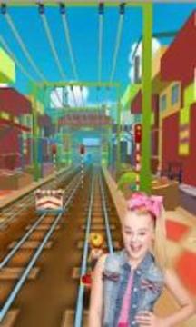 Subway Jojo-Siwa Run Adventure World游戏截图4