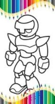 Robot Coloring Book游戏截图4