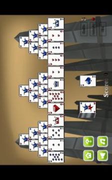 TriPeaks Solitaire card game游戏截图3