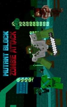 Mutant Block Zombie Attack游戏截图4