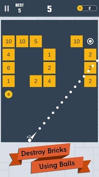 Balls Brick Smasher - Arcade游戏截图2