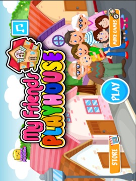 My Pretend House - Kids Family & Dollhouse Games游戏截图1