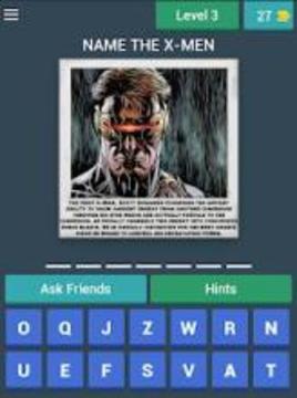 X-MEN - Character Quiz游戏截图2