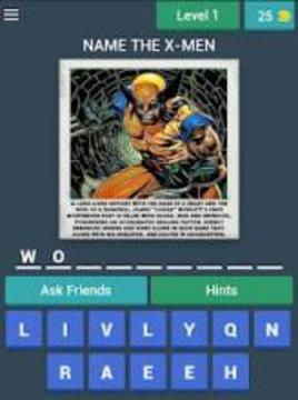 X-MEN - Character Quiz游戏截图5