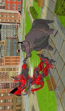 Angry Robot Bull Attack:Robot Fighting Bull Games游戏截图5