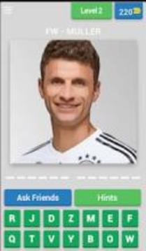 World Cup 2018 : Germany Player Quiz游戏截图3