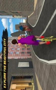 BMX bicycle racing - quad stunt simulator游戏截图3