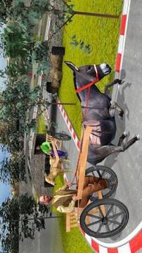 Donkey Cart Racing Simulator: Cart Transporter游戏截图4