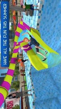 Swimming Pool Summer Fun: Waterslides Adventure游戏截图5