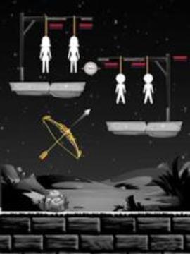 Gibbets : Bow Master Night Puzzle游戏截图2