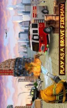 American Firefighter City Rescue Simulator游戏截图4