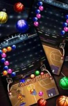 Basketball Bubble Shooter游戏截图1