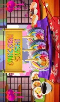 Rainbow Unicorn Sushi Maker! DIY Cooking Game游戏截图5