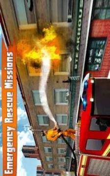 American Firefighter City Rescue Simulator游戏截图3
