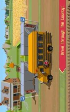 School Bus Simulator: Blocky World游戏截图2