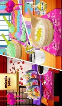 Rainbow Unicorn Sushi Maker! DIY Cooking Game游戏截图4