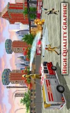American Firefighter City Rescue Simulator游戏截图2