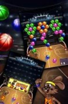 Basketball Bubble Shooter游戏截图4