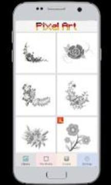 Flower Coloring by Number游戏截图4