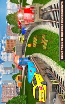 Car Cargo Train Transport 3D游戏截图3
