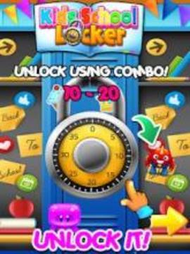 Kids School Locker - Design Your School Locker游戏截图2