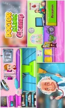 Doctor Clinic Cleaning: Princess Hospital Repair游戏截图4