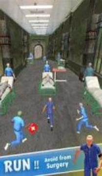 Run Mad Run - Endless Running Hospital Game游戏截图1